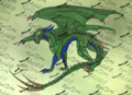 Spikey Dragon Original Artwork