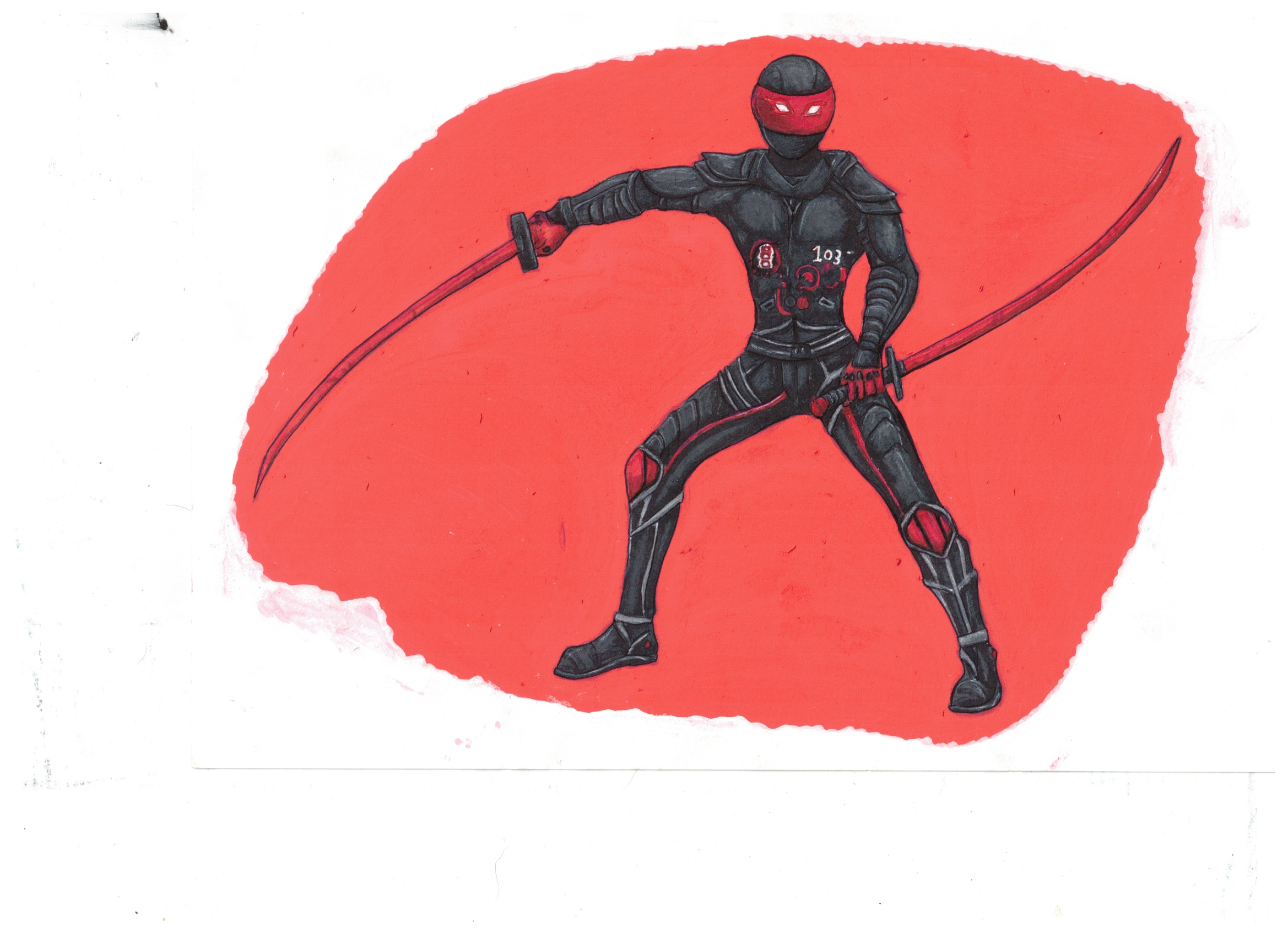 Ninjago fan art of Mr. E