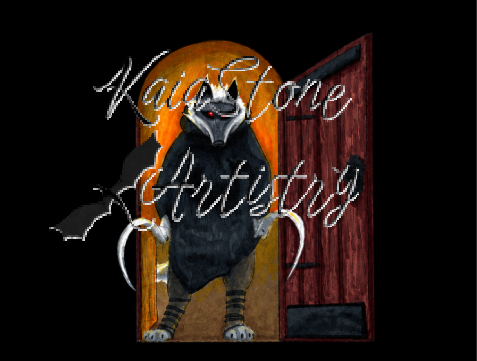 Original Wolf Warrior in bright doorway
