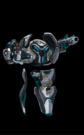 Original  Mech drone art