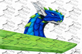 Neon Cyber Dragon-Original Artwork
